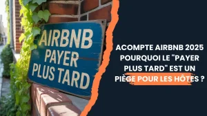Lire la suite à propos de l’article Acompte Airbnb 2025 : Pourquoi le “Payer plus tard” est un piège pour les hôtes ?