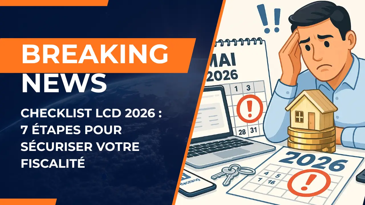 Lire la suite à propos de l’article Checklist LCD 2026 : 7 étapes pour sécuriser votre fiscalité