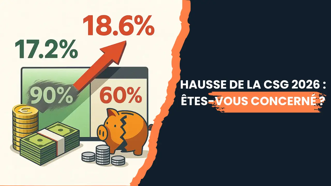 Lire la suite à propos de l’article Hausse de la CSG 2026 : Êtes-vous concerné ?