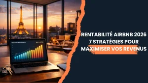 Lire la suite à propos de l’article Rentabilité Airbnb 2026 : 7 stratégies pour maximiser vos revenus
