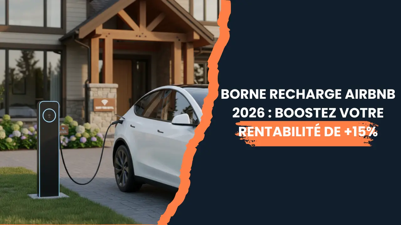 Lire la suite à propos de l’article Borne Recharge Airbnb 2026 : Boostez Votre Rentabilité de +15%