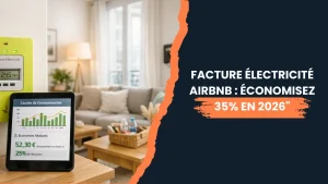 Lire la suite à propos de l’article Facture électricité Airbnb : Économisez 35% en 2026″