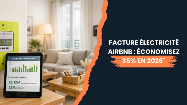 Facture électricité Airbnb : Économisez 35% en 2026″