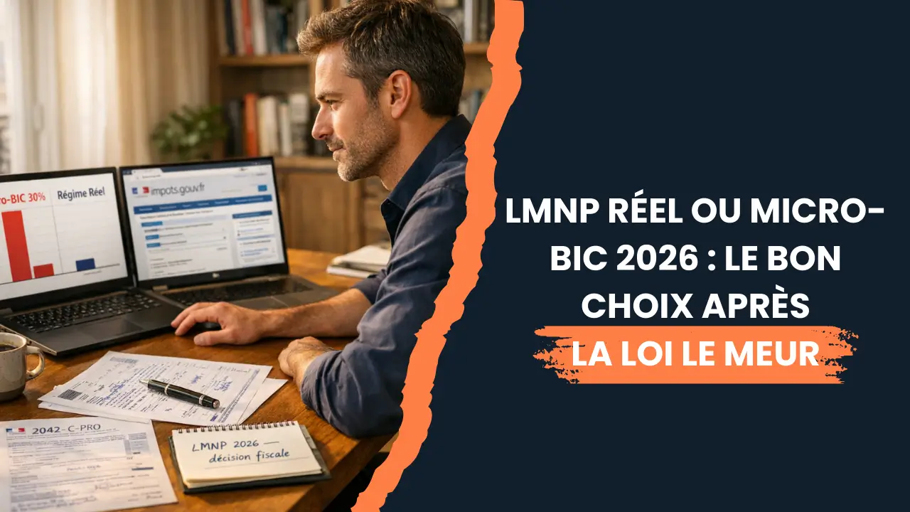 Lire la suite à propos de l’article LMNP Réel ou micro-BIC 2026 : Le Bon Choix Après la Loi Le Meur