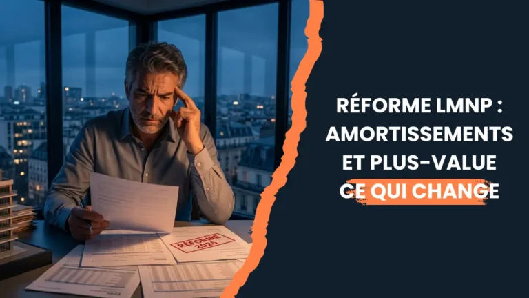 Réforme LMNP : amortissements et plus-value, ce qui change