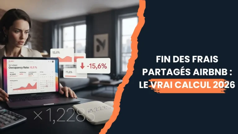 Fin des frais partagés Airbnb : le vrai calcul 2026