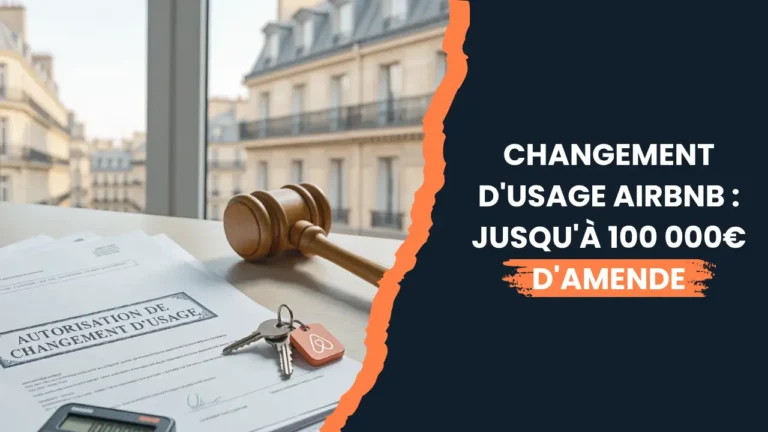 Changement d’usage Airbnb : jusqu’à 100 000€ d’amende