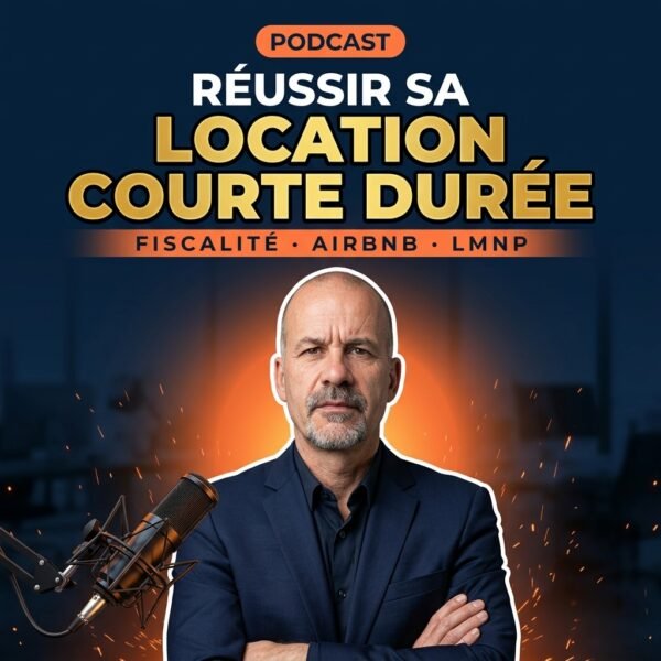 Podcast Réussir sa Location Courte Durée, fiscalité Airbnb et LMNP