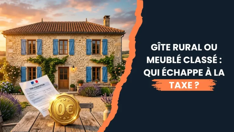Gîte rural ou meublé classé : qui échappe à la taxe ?